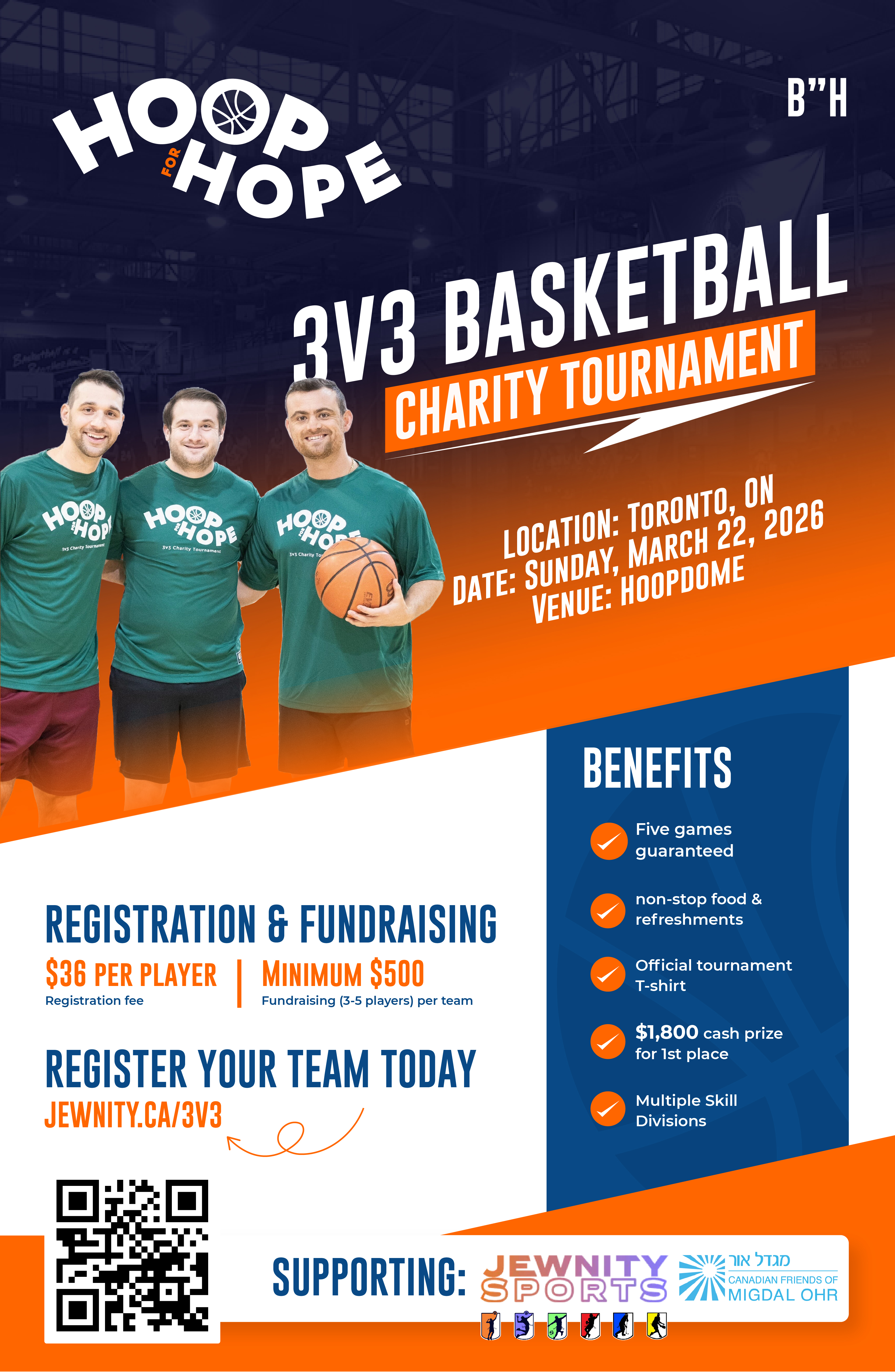 Hoop For Hope 2026 Flyer